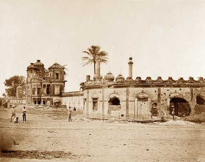 De Secundra Bagh met de doorbraak van de poort, Lucknow door Felice Beato